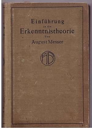 Seller image for Einfhrung in die Erkenntnistheorie for sale by Bcherpanorama Zwickau- Planitz