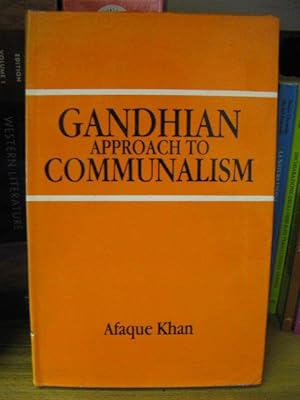 Seller image for Ghandian Approach to Communalism for sale by PsychoBabel & Skoob Books