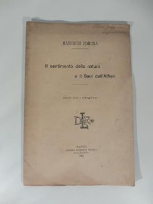 Il sentimento della natura e il Saul dell'Alfieri