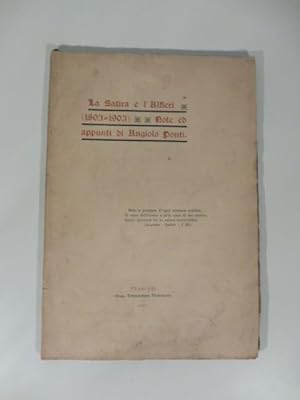 La satira e l'Alfieri (1803-1903). Note ed appunti