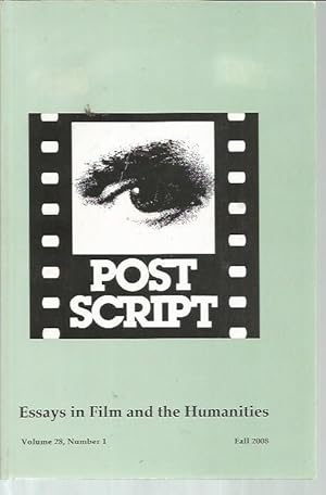 Imagen del vendedor de Post Script: Essays in Film and the Humanities, Volume 28, Number 1 (Fall 2008) a la venta por Bookfeathers, LLC