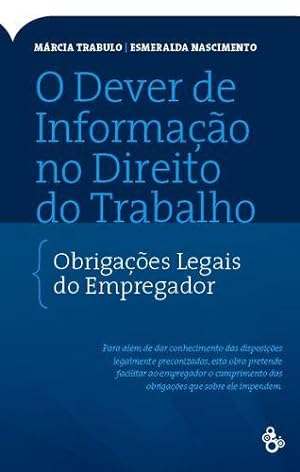 Seller image for O DEVER DE INFORMAO NO DIREITO DO TRABALHO: obrigaes legais do empregador for sale by Imosver