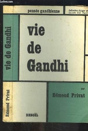 Bild des Verkufers fr VIE DE GANDHI zum Verkauf von Le-Livre