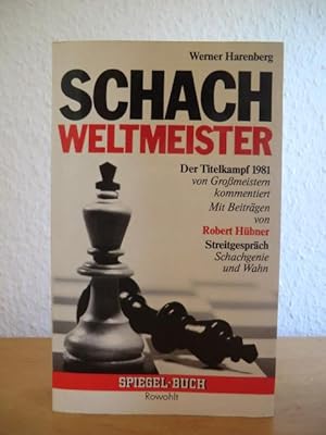 Bild des Verkufers fr Schachweltmeister. Berichte, Gesprche, Partien zum Verkauf von Antiquariat Weber