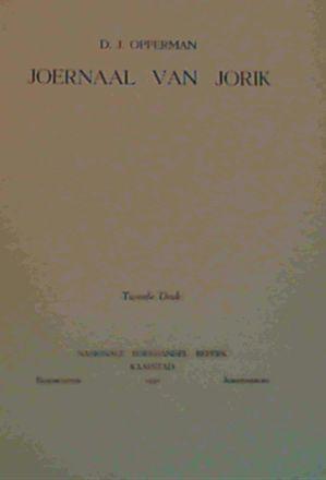 Imagen del vendedor de Joernaal van Jorik a la venta por Chapter 1