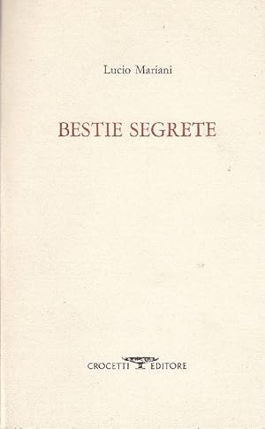 Bild des Verkufers fr Bestie segrete zum Verkauf von Studio Bibliografico Marini