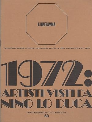 Seller image for 1972: artisti visti da Nino Lo Duca for sale by Studio Bibliografico Marini