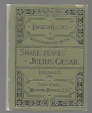 Image du vendeur pour Shakespeare's Julius Caesar mis en vente par K. L. Givens Books