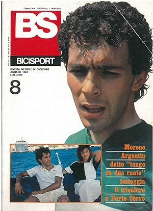 BS. Bicisport. Rivista mensile di ciclismo, agosto 1983, n. 8. Moreno Argentin detto "Tango su du...