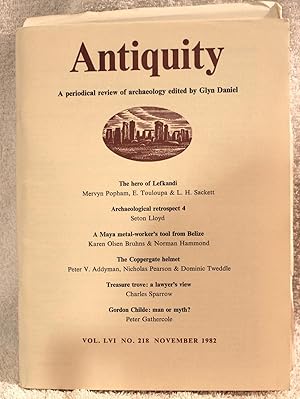 Imagen del vendedor de ANTIQUITY A periodical Review of Archaeology Vol. LVI No. 218 November 1982 a la venta por THE BOOK VAULT