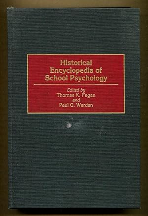 Immagine del venditore per Historical Encyclopedia of School Psychology venduto da Dearly Departed Books