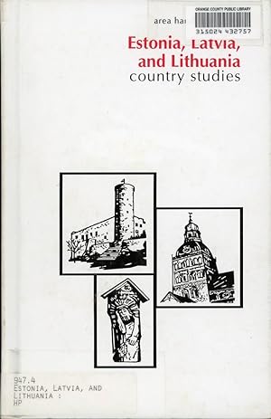 Bild des Verkufers fr ESTONIA, LATVIA, AND LITHUANIA : Country Studies zum Verkauf von 100POCKETS