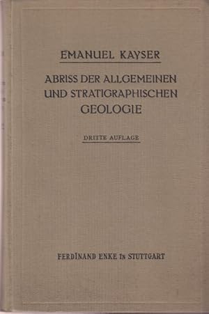 Seller image for Abri der allgemeinen und stratigraphischen Geologie. for sale by Altstadt Antiquariat Goslar