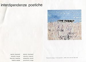Bild des Verkufers fr Interdipendenze poetiche zum Verkauf von Studio Bibliografico Marini
