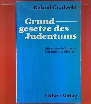 Imagen del vendedor de Grundgesetze de Judentums. a la venta por biblion2