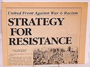 Imagen del vendedor de United front against war and racism: strategy for resistance a la venta por Bolerium Books Inc.