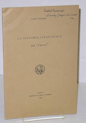 La Historia Linguistica de "Peon"