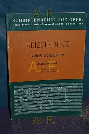 Imagen del vendedor de Die Oper Schriftenreihe Die Oper, Beispielheft - Boris Godunow v. Modest Mussorgskij. Dargestellt von Erich Forneberg. (Dieses Beispielheft fr Schler ist eine Ergnzung der wissenschaftlich-methodischen Darstellung der Oper Boris Godunow) a la venta por Antiquarische Fundgrube e.U.