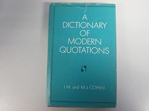 Imagen del vendedor de The Penguin dictionary of modern quotations a la venta por Goldstone Rare Books