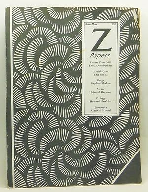 Seller image for Z Papers. Volume 1, No. 1 (Jan.-March 1992) for sale by Cat's Cradle Books