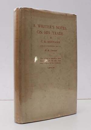A Writer's Notes on his Trade. [With an Introductory Essay by H.M. Tomlinson]. EDITION LIMITED TO...