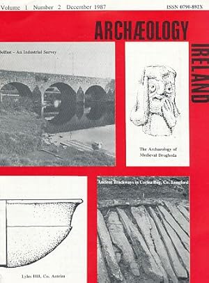 Bild des Verkufers fr Volume 1; Nr. 2. Archaelogy Ireland. 1987. zum Verkauf von Fundus-Online GbR Borkert Schwarz Zerfa