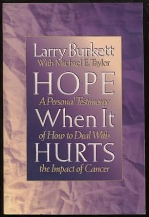 Seller image for Hope When It Hurts for sale by E Ridge Fine Books