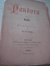Pandora von Goethe