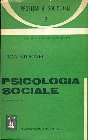 Bild des Verkufers fr Psicologia sociale zum Verkauf von Studio Bibliografico Marini