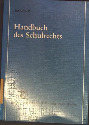 Bild des Verkufers fr Handbuch des Schulrechts. zum Verkauf von books4less (Versandantiquariat Petra Gros GmbH & Co. KG)