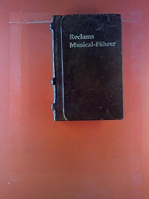 Seller image for Reclams Musical-Fhrer. for sale by biblion2