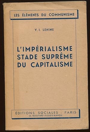 Seller image for L'imprialisme stade suprme du capitalisme for sale by LibrairieLaLettre2