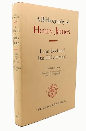 Immagine del venditore per A BIBLIOGRAPHY OF HENRY JAMES venduto da Rare Book Cellar