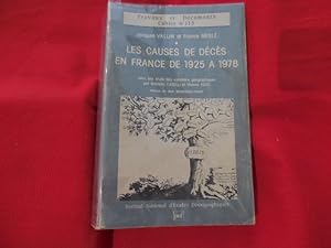 Seller image for Travaux et Documents-Cahier N 115: Les causes de dcs en France de 1925  1978. for sale by alphabets