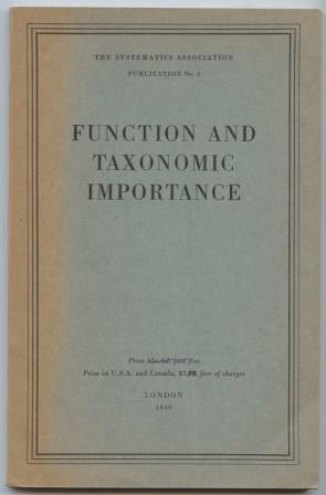 Function and Taxonomic Importance