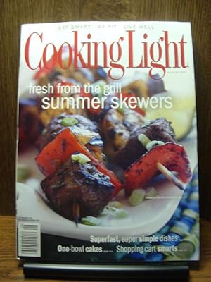 Seller image for COOKING LIGHT MAGAZINE August 2001 for sale by The Book Abyss