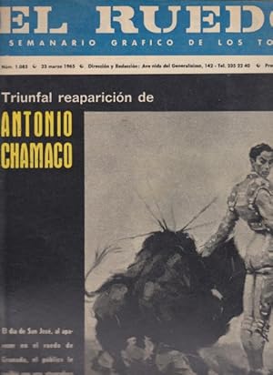 Imagen del vendedor de EL RUEDO. NUM. 1083. AO 1965 a la venta por LIBRERIA TORMOS