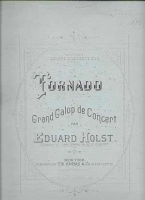 Seller image for TORNADO. GRAND GALOP DE CONCERT. for sale by Legacy Books