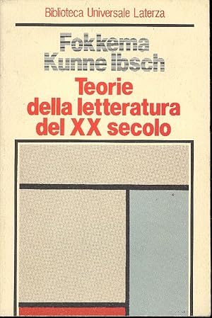 Imagen del vendedor de Teorie della letteratura del XX secolo a la venta por Studio Bibliografico Marini