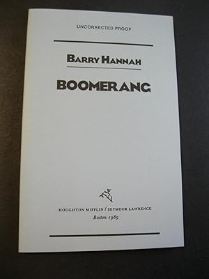 Image du vendeur pour BOOMERANG mis en vente par The Book Scot