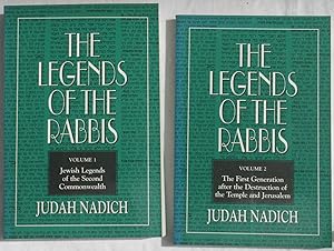 Image du vendeur pour The Legends of the Rabbis: Volume 1: Jewish Legends of the Second Commonwealth AND Volume 2: The First Generation after the Destruction of the Temple and Jerusalem mis en vente par The Glass Key