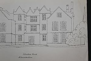 Stanton Court Gloucestershire [Lithographic reproduction of a drawing]