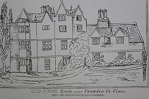 Old Combe House, near Campden Co. Glouc. before the alterations by Lord Campden. [Lithographic re...