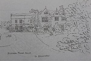 Mickleton Manor House. Co. Gloucester [Lithographic reproduction of a drawing]