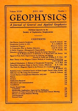 Image du vendeur pour Geophysics Vol. XVIII July 1953 Number 3 mis en vente par Clausen Books, RMABA