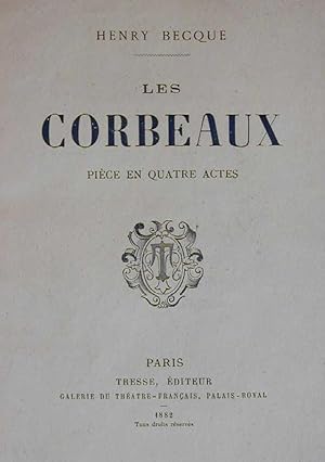 Imagen del vendedor de Les corbeaux a la venta por Ad hoc Art