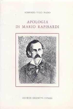 Seller image for Apologia di Mario Rapisardi for sale by Studio Bibliografico Marini