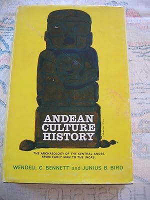 Seller image for Andean Culture History for sale by Empire Books
