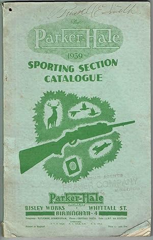 The Parker-Hale 1939 Sporting Sections (gun) Catalogue, with "FRASER COMPANY" Canadian Price List