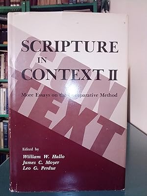 Image du vendeur pour Scripture in Context II: More Essays on the Comparative Method mis en vente par Library of Religious Thought